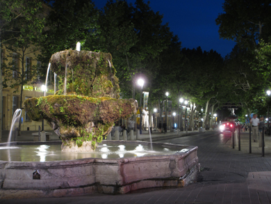 Fontaine mousseu